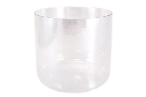 7" F Note 440Hz Perfect Pitch Clear Quartz Crystal Singing Bowl Crystal Vibes +5 cents  33001652