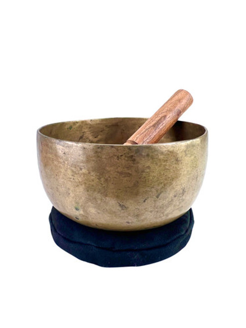 6.75" G#/C# Note Antique Himalayan Singing Bowl #g7151023