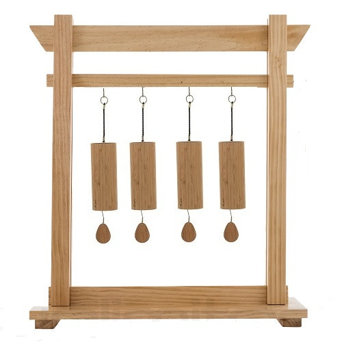 Koshi Chime Stand Deluxe Pine