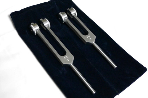 3rd Octave C and G Perfect Fifth Tuning Fork Set
