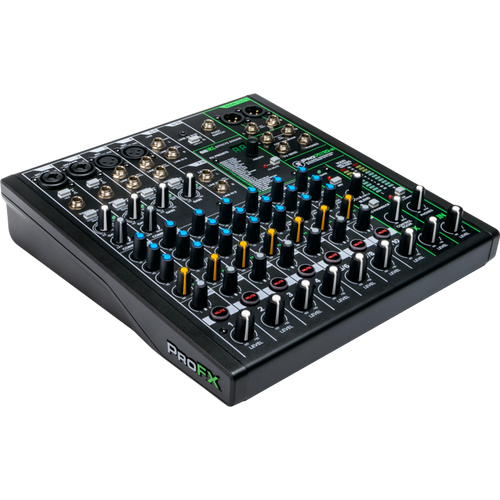 Mackie ProFX10v3 10-channel Mixer with USB (4 XLR Mic Input) 